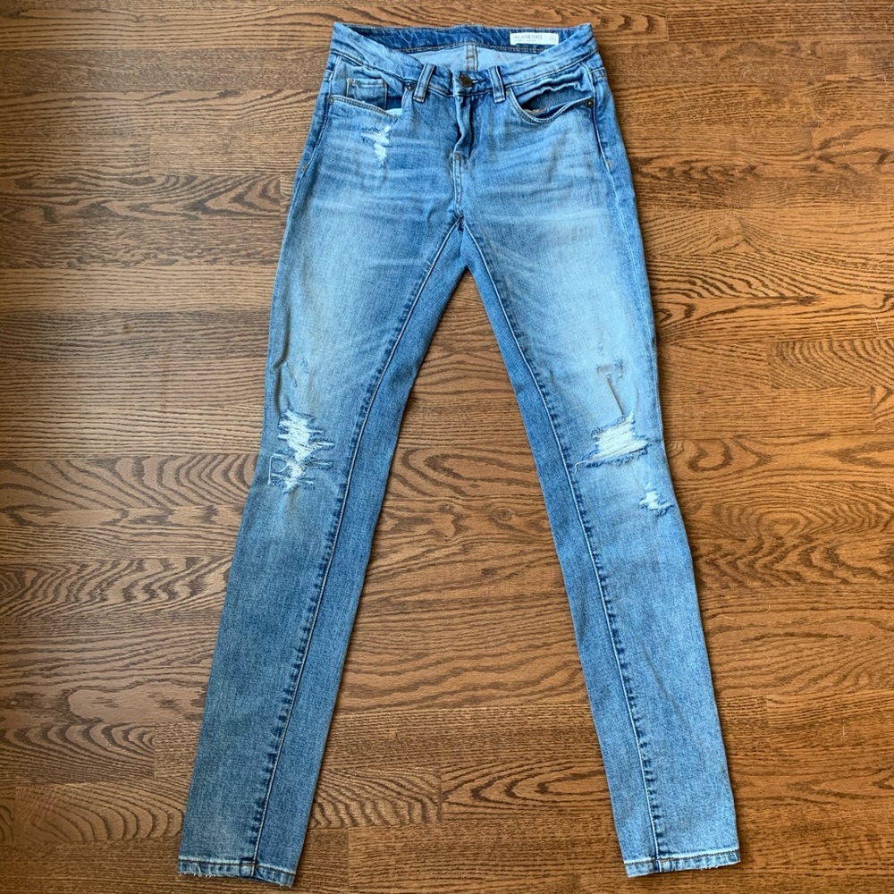 Blank NYC Light Wash Distressed Jeans